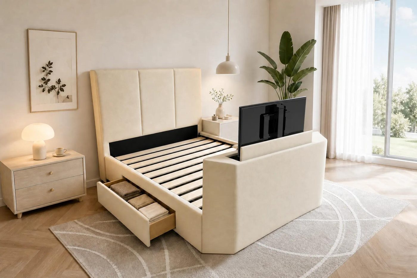 SUTA New TV Storage Bed product detail
