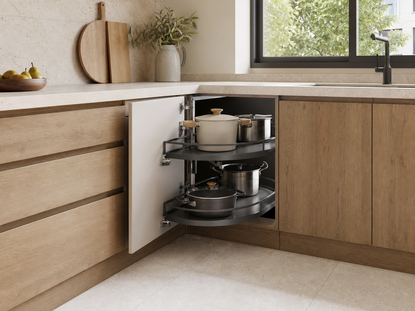 Corner Base Solutions kitchen scene