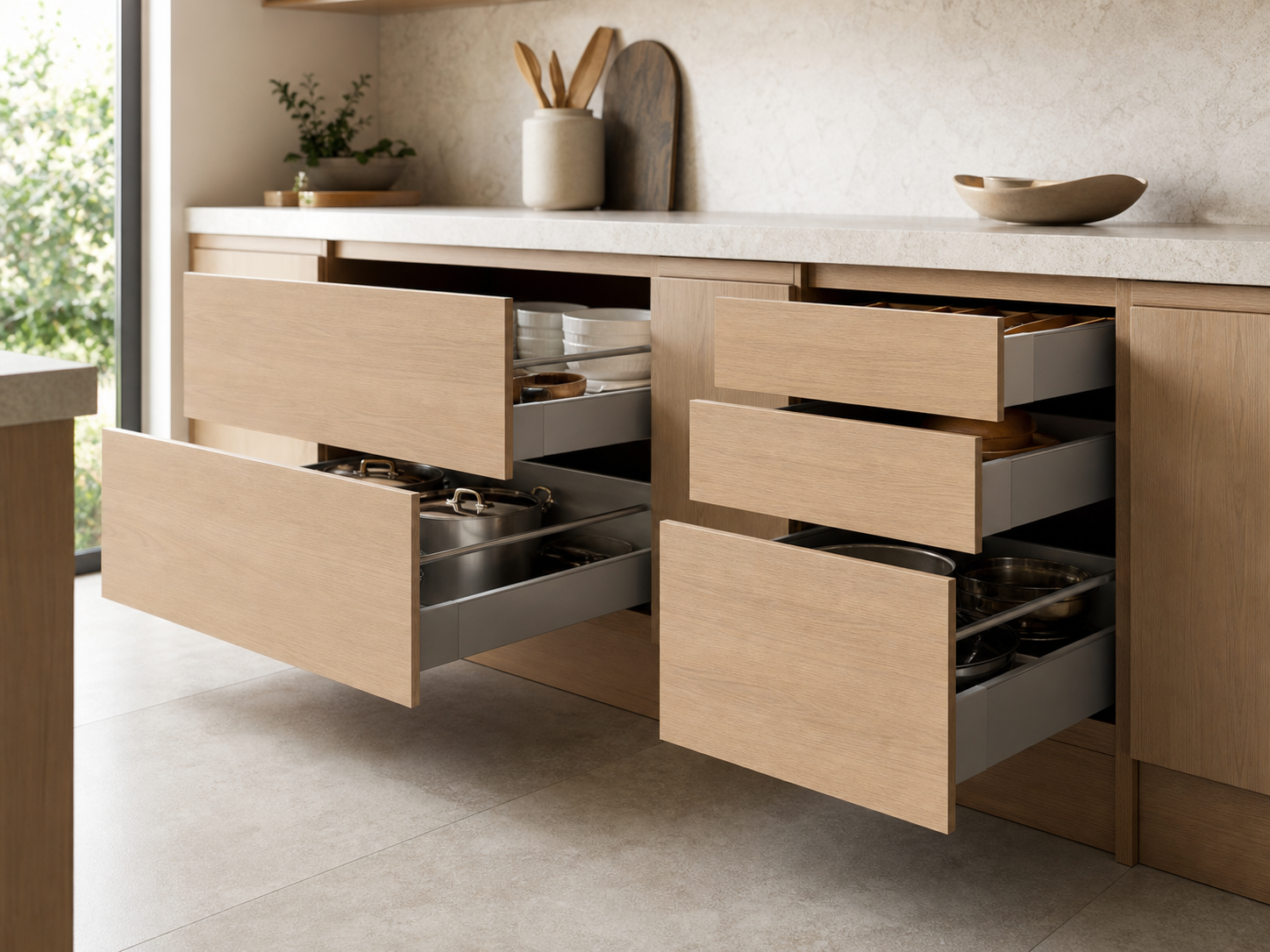 Drawer Base Cabinets kitchen scene