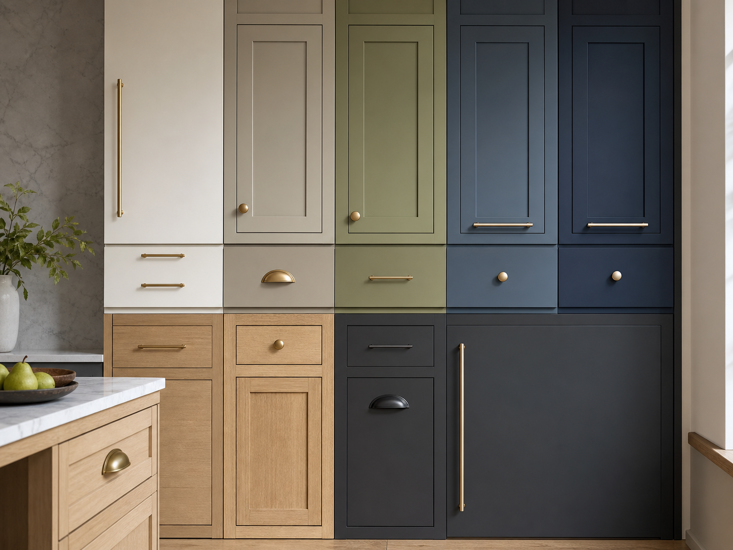 Handled Door Collection kitchen scene
