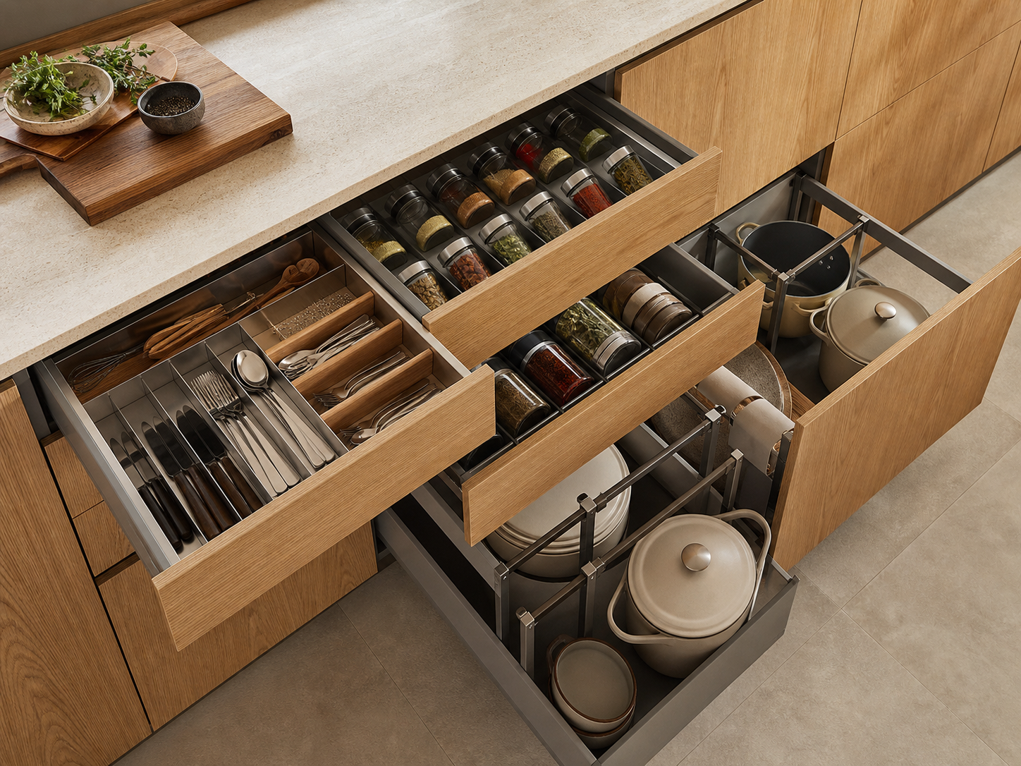 Interior Organisation kitchen scene