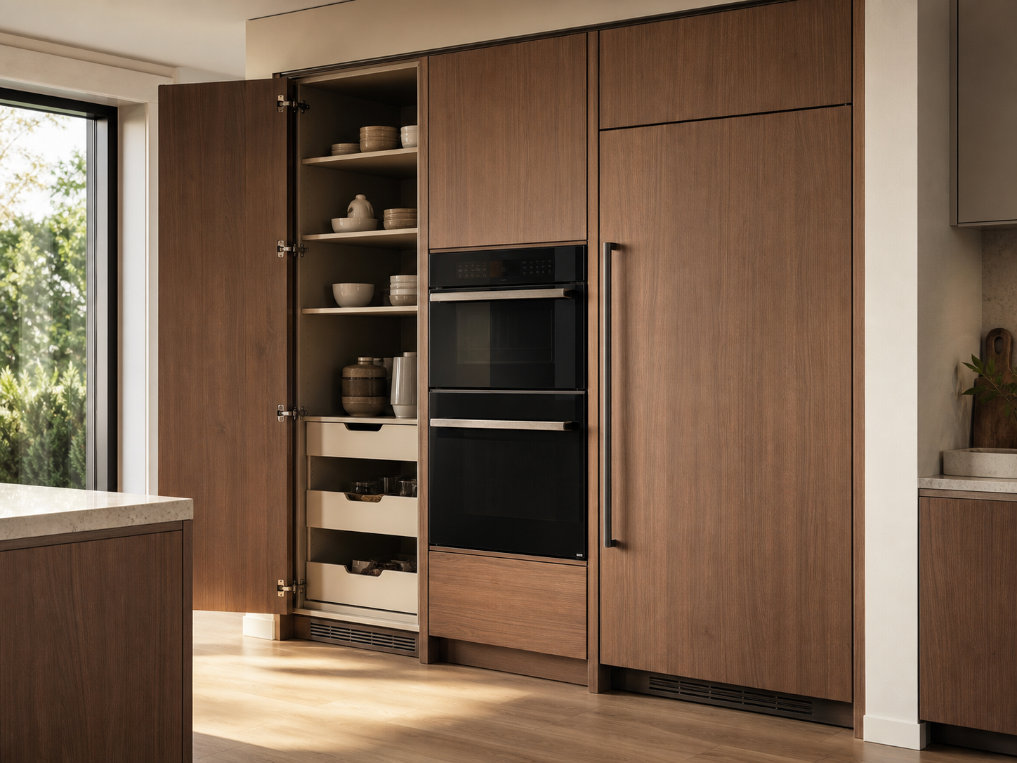 Tall Pantry & Appliance Units kitchen scene